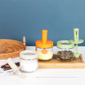 New retractable seasoning jar Scoop cover integrated salt jar Protection against moisture Simple and modern